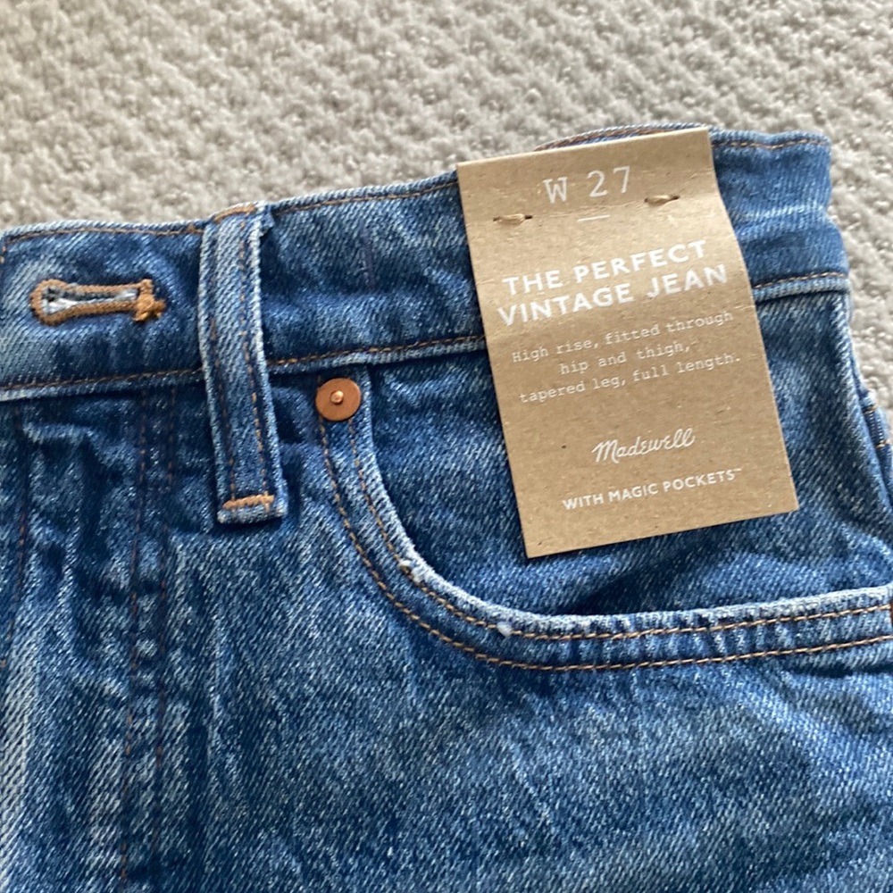 Madewell Perfect Vintage Jean size 27